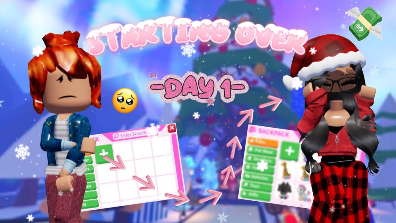 Starting Over : Je repars de 0 sur Adopt Me ! / Adopt Me Roblox 
