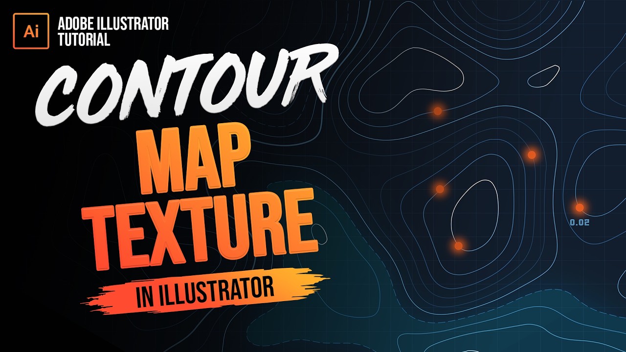 How to Create a Topographic Contour Map Effect in Adobe Illustrator