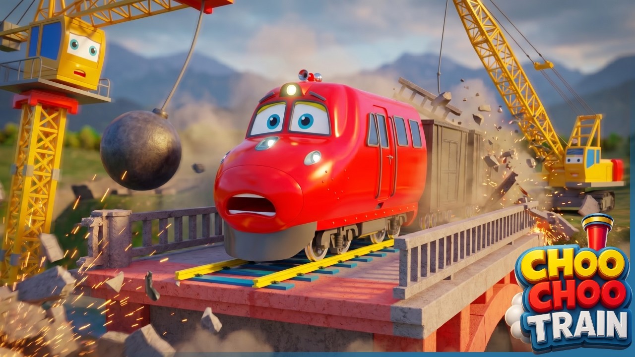 Choo Choo Train Gets TRAPPED on Broken Bridge! 🚂😱