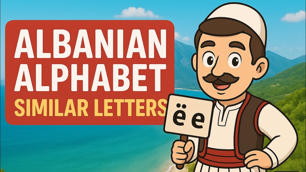 Albanian Alphabet - Similar Letters