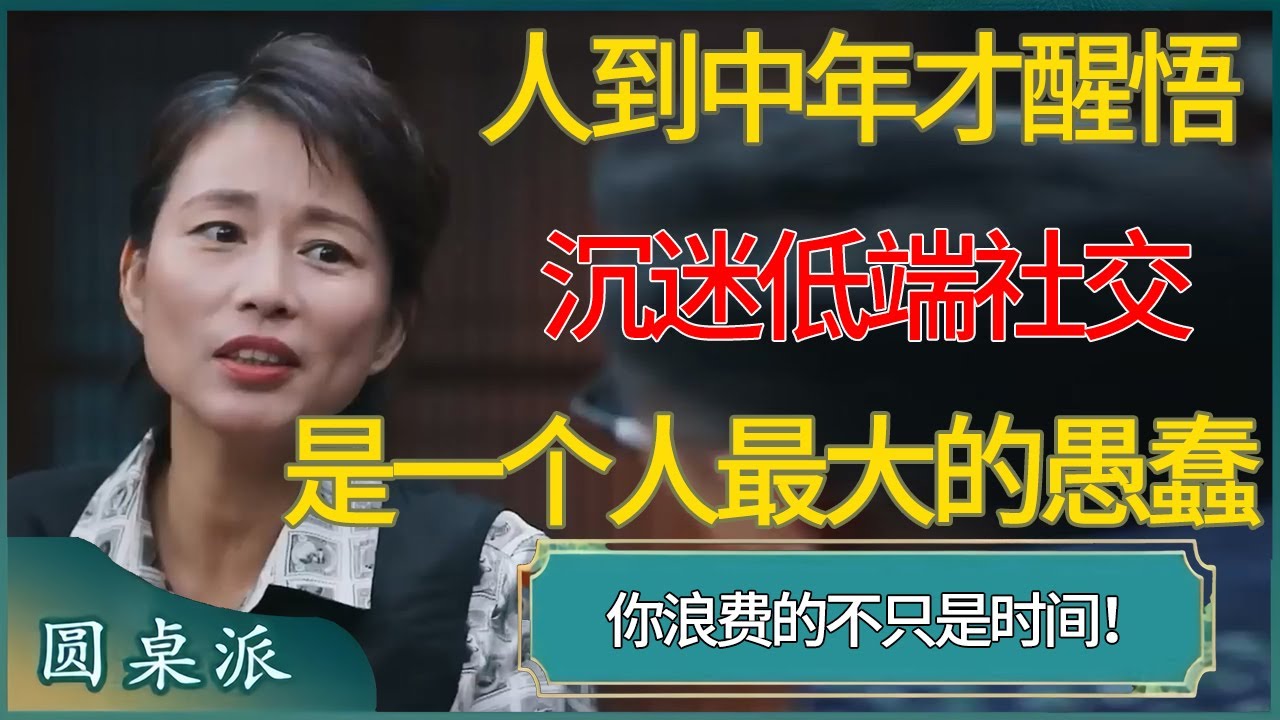 沉迷低端社交，是一个人最大的愚蠢#窦文涛 #梁文道 #马未都 #周轶君 #马家辉 #许子东 #圆桌派 #圆桌派第七季
