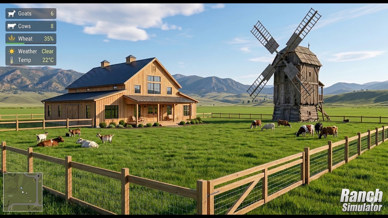 Ranch Simulator Live 🔴 Hunting, Farming and Ranch Building | Chill Gameplay!