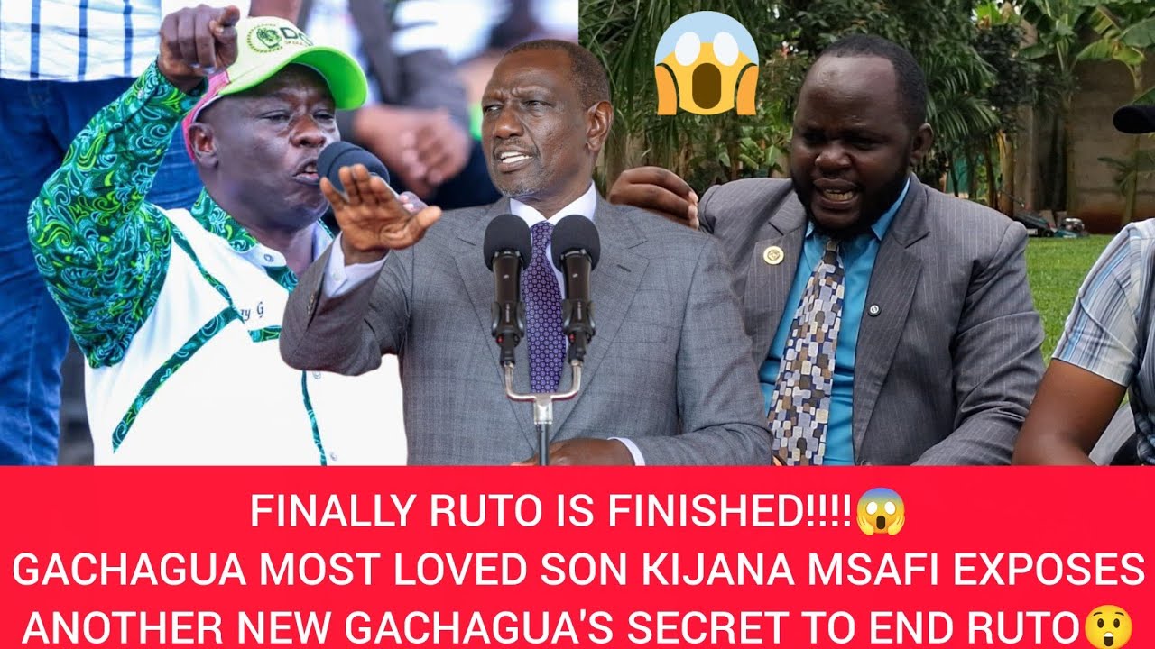 😱MWANAKE WA GACHAGUA KIJANA MSAFI KUMBURA THIRI NJERU CIA GACHAGUA KUNINA RUTO