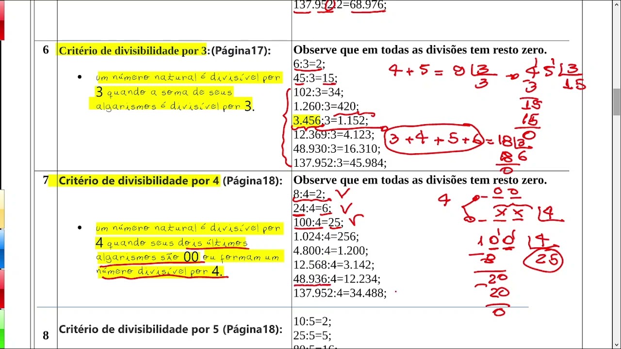 002 02 Teoria_número divisível e critério de divisibilidade_Charles Matemática