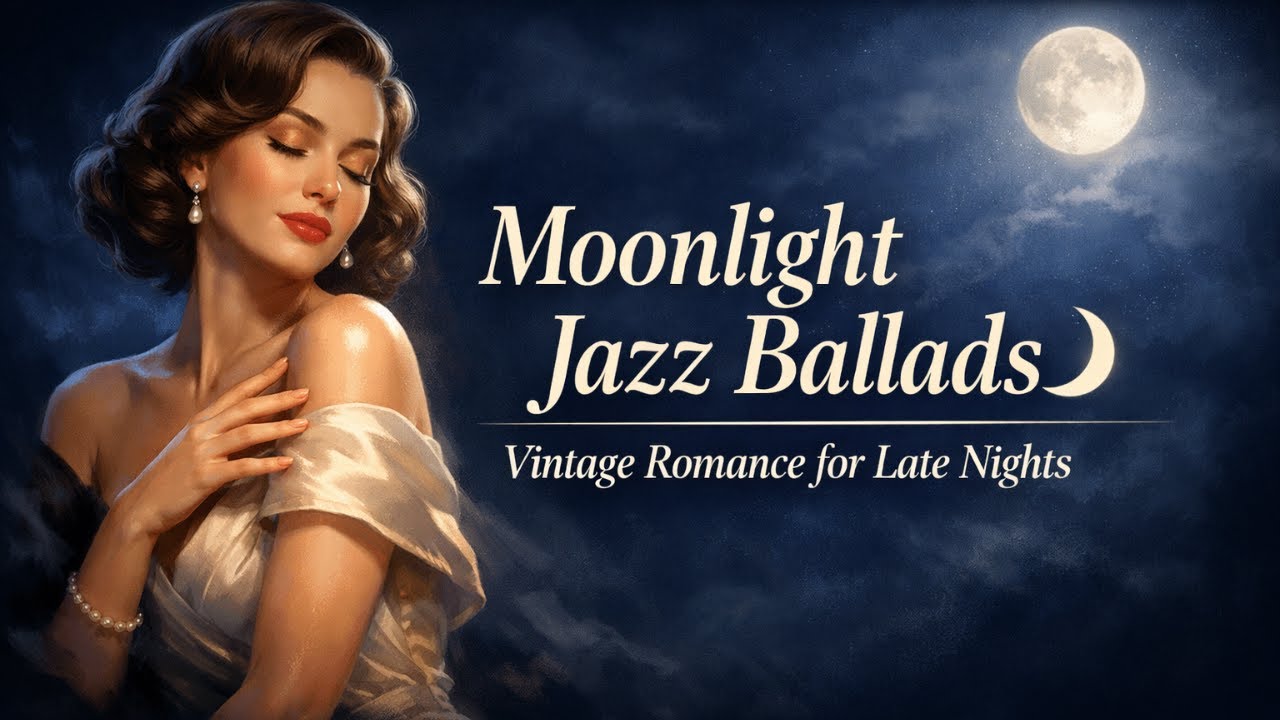 playlist jazz music : Moonlight Jazz Ballads 🌙 Vintage Romance for Late Nights (28-Min Playlist)