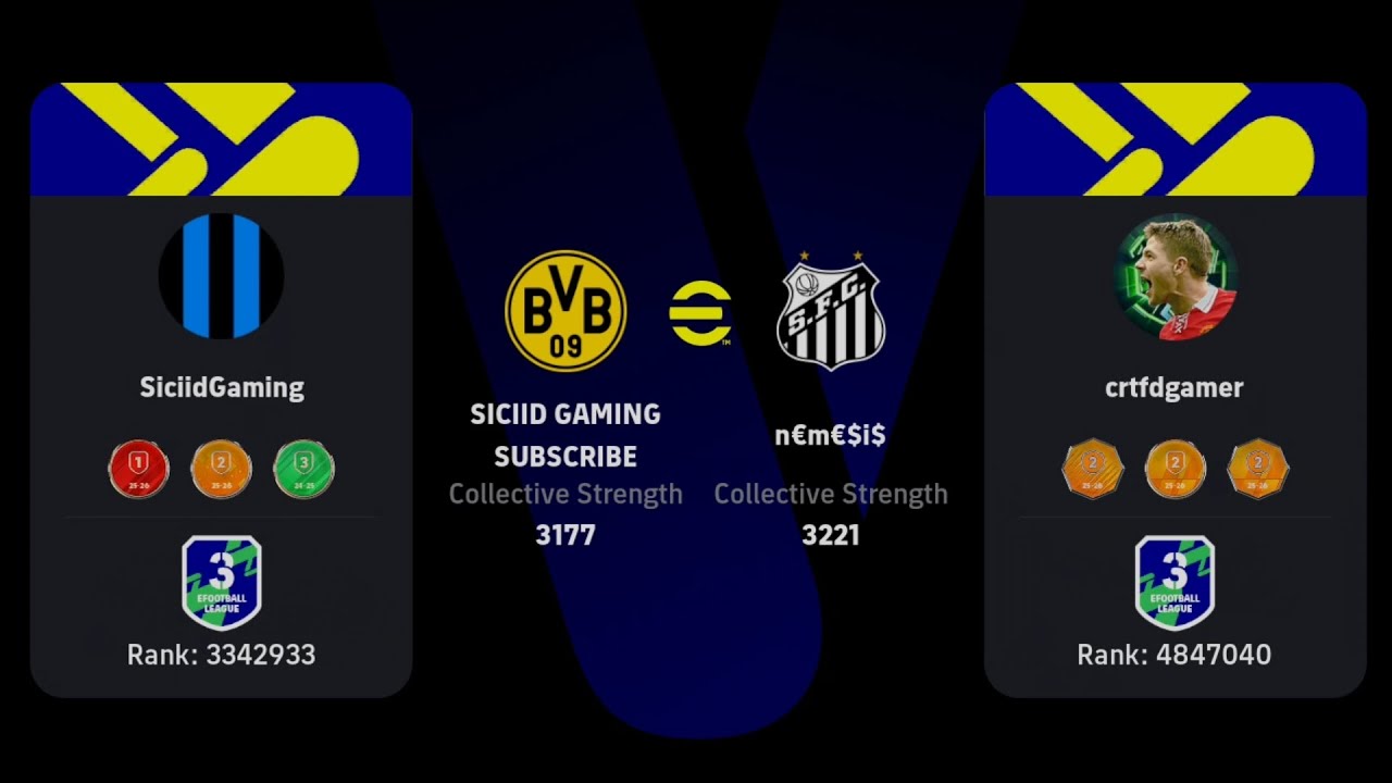 Siciid Gaming 3-2 CrtfdGamer Efootball Mobile Division 3 #efootball2026 #efootball #subscribers 