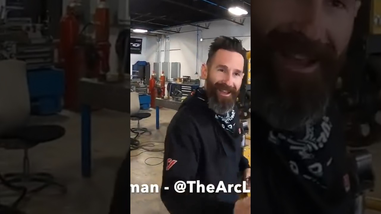 Full Video ☝️Visiting Aaron Kaufman at Arc Light Fab #fordera