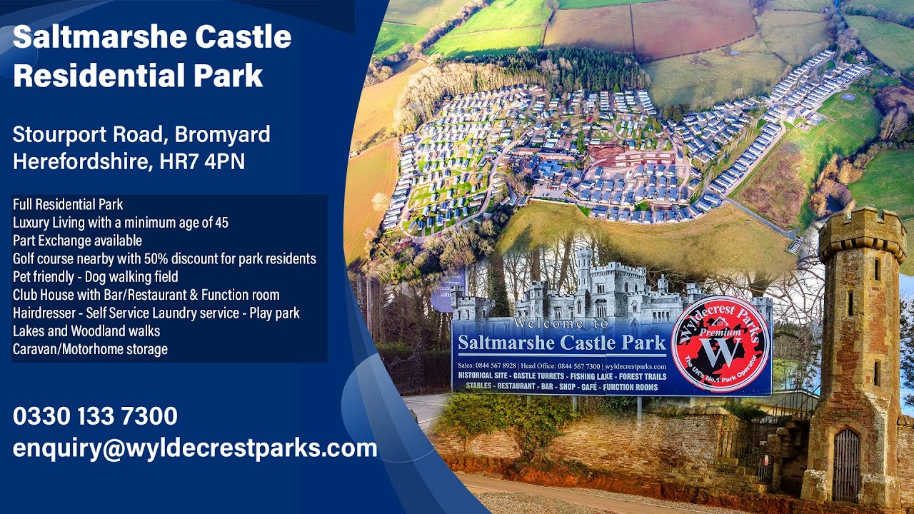 Saltmarshe Castle Residential Park, Stourport Road, Bromyard, Herefordshire, HR7 4PN