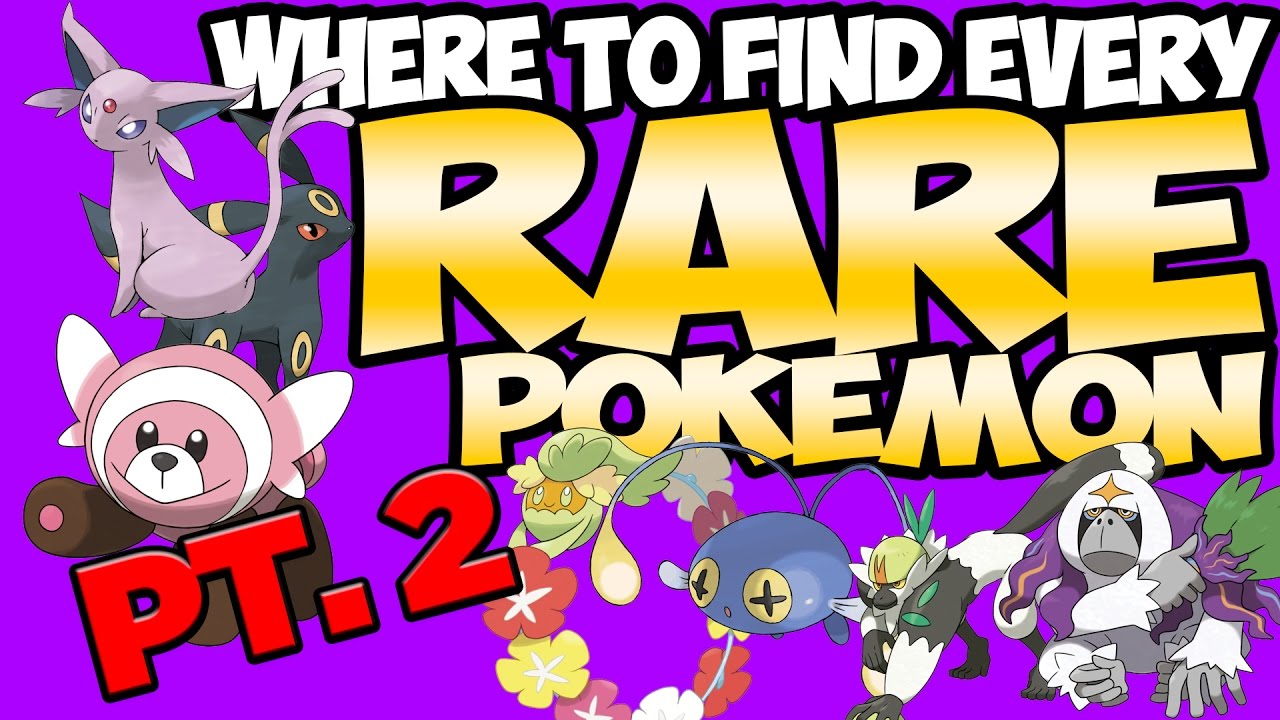 Every RARE & SOS Exclusive Pokemon in Sun and Moon! (part 2) | Austin John Plays