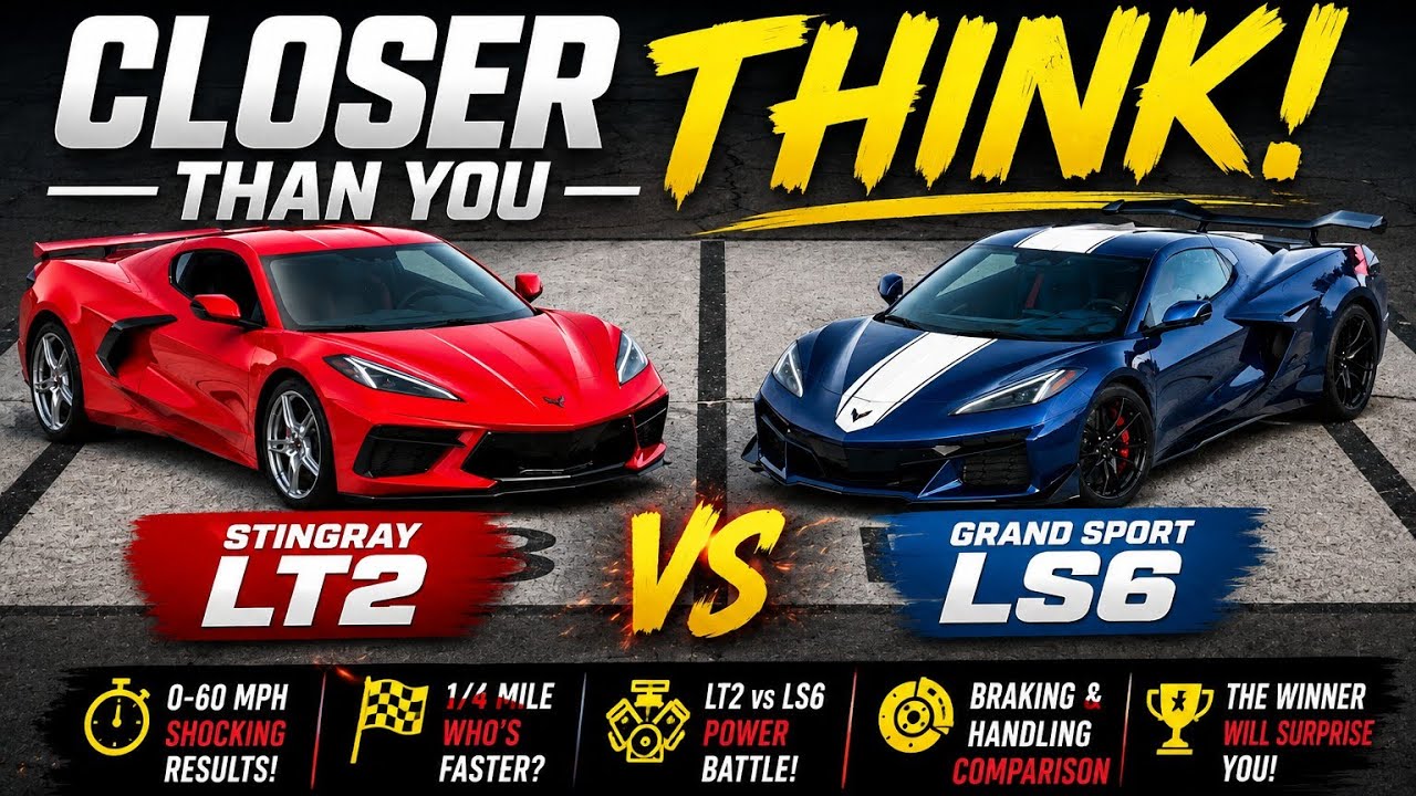 LS6 Grand Sport против LT2 Stingray. Результаты УДИВЛЯЮТ