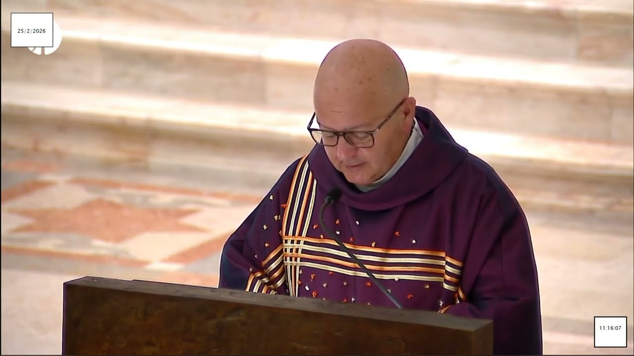 Missa desde a Basílica da Nossa Senhora do Rosário de Fátima  25.02.2026