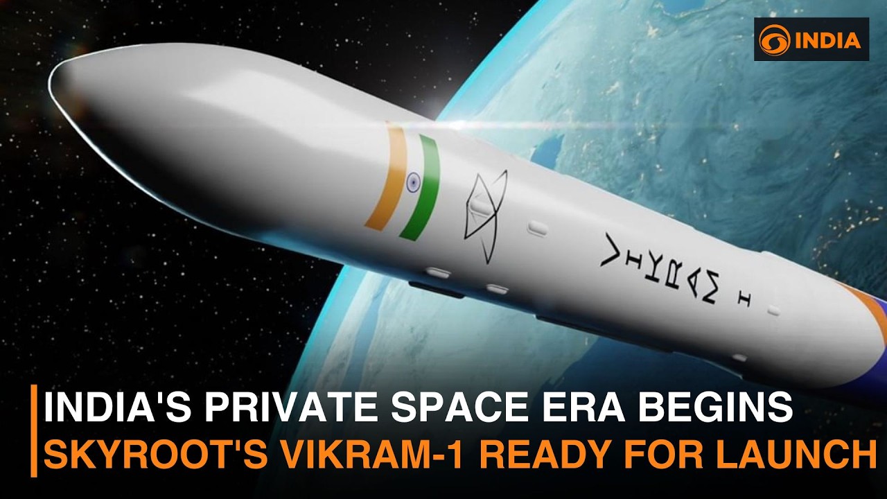 Vikram-1 от Skyroot готовится к историческому запуску | Первая частная орбитальная ракета Индии |...
