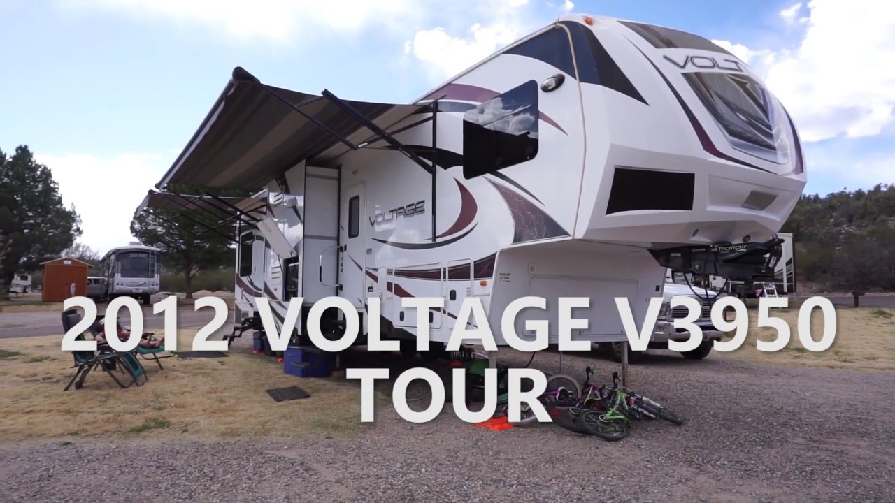 For Sale! 2012 VOLTAGE V3950 Toy hauler - Available as of July 12th, 2016