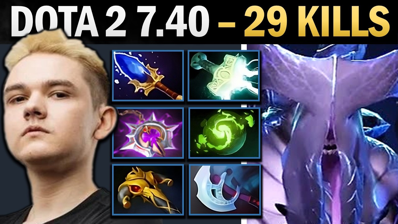 Faceless Void — профессиональный керри с 29 убийствами и Shiv — Dota 7.41