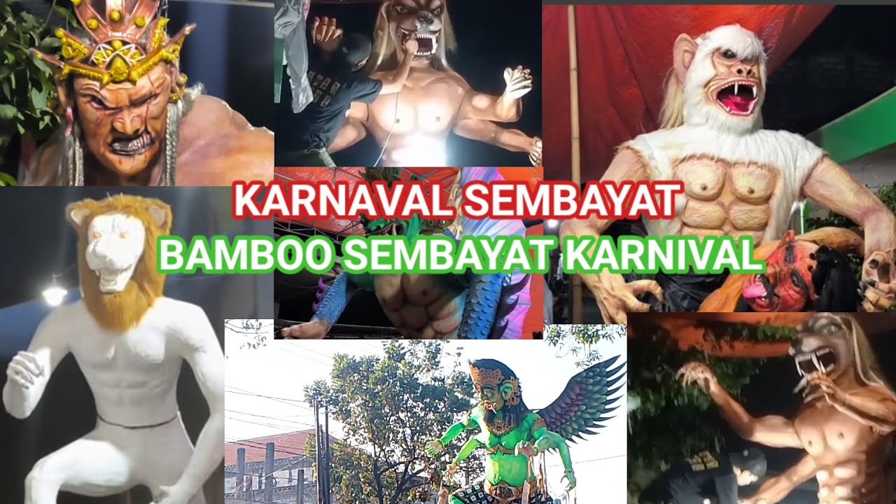 karnaval Sembayat full peserta BAMBOO SEMBAYAT KARNIVAL #karnaval