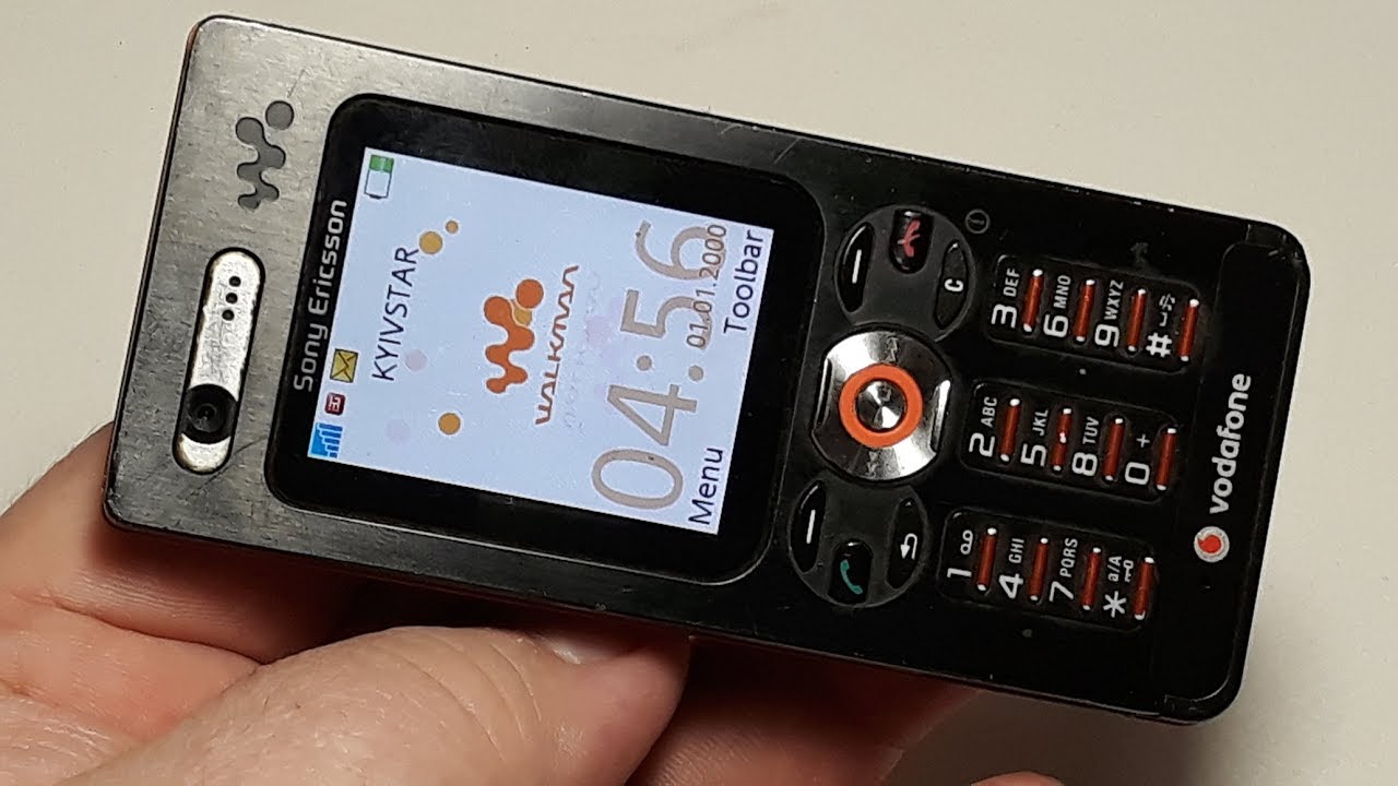 Sony Ericsson W880i Retro Orange Walkman phone. Telefon aus Deutschland. Капсула времени