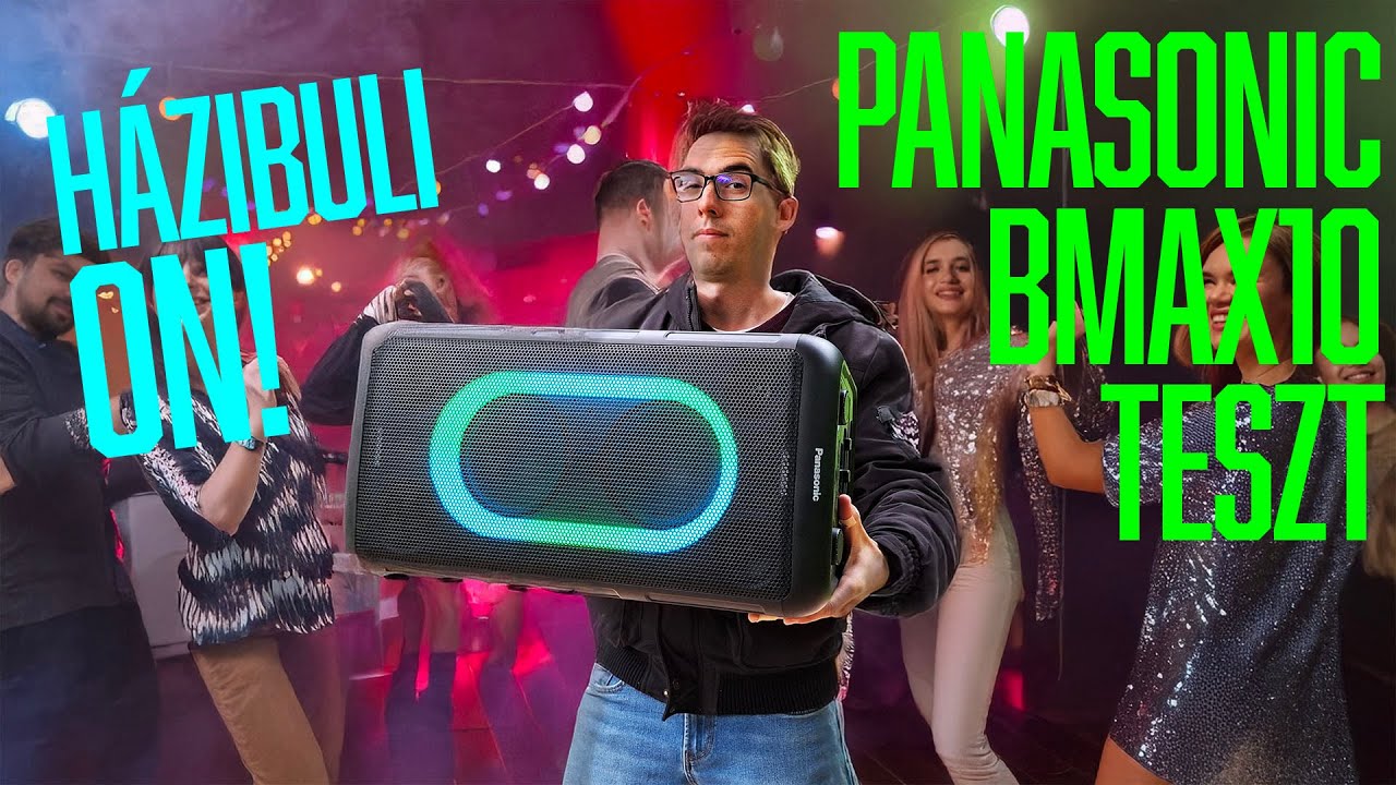 Megfizethető házibuli generátor? Panasonic SC-BMAX10 party hangszóró teszt