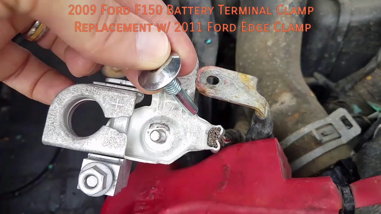 2009 Ford F150 Battery Terminal Clamp Replacement w/ 2011 Ford Edge Clamp
