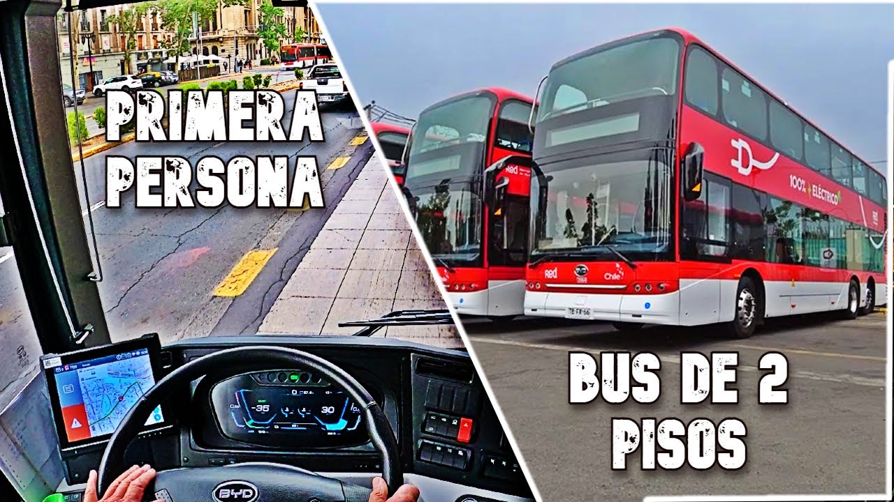 Ida y vuelta completa BUS 2 pisos Nueva ruta 520 Transantiago