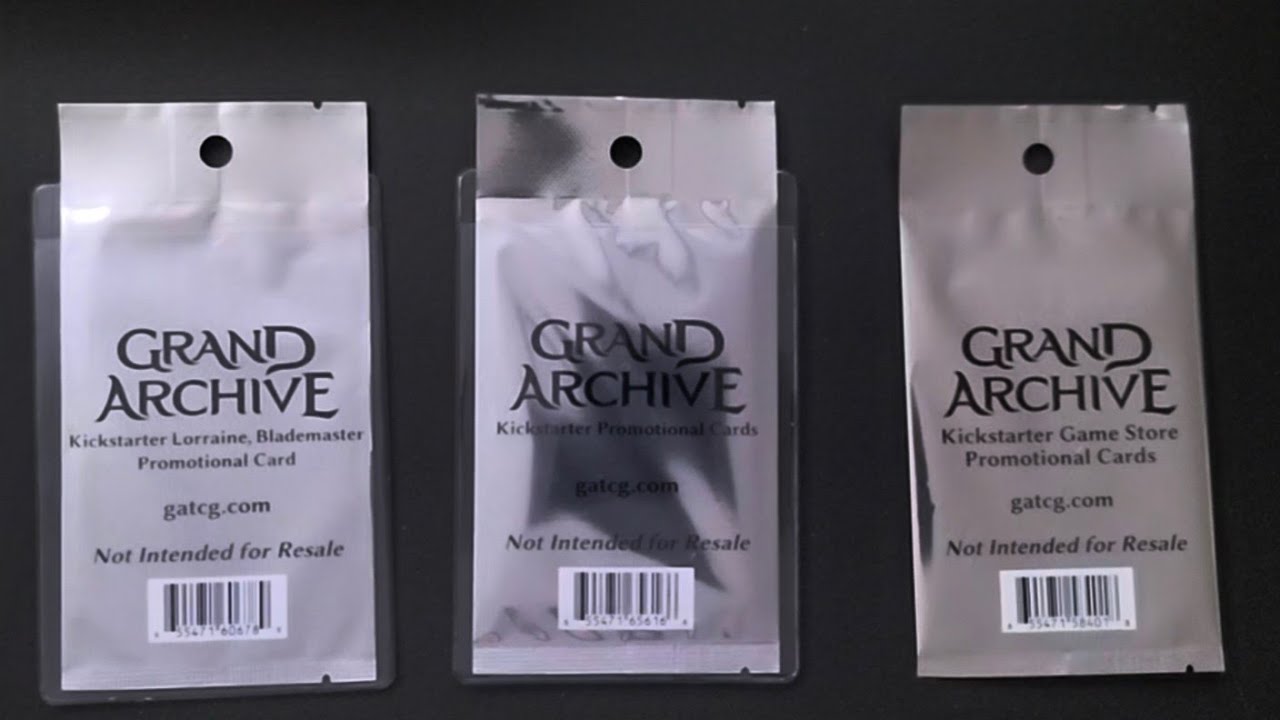Grand Archive TCG Kickstarter Promo Packs Break!!