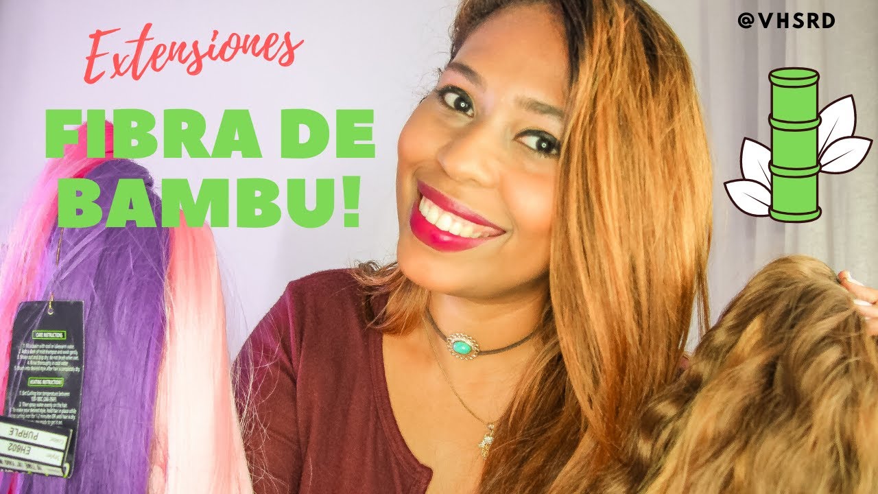 Hair #extensions Bambu fiver  | Extensiones de fibra de bambu alta calidad #vhsrd #puntacana