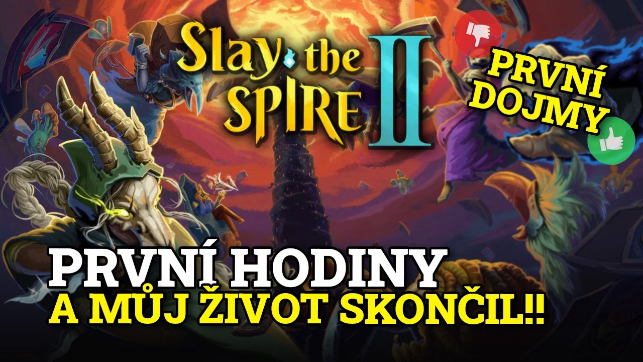 SLAY THE SPIRE 2 | PRVN&Iacute; DOJMY - N&aacute;vrat na vrchol! A j&aacute; v tom zase l&iacute;t&aacute;m...