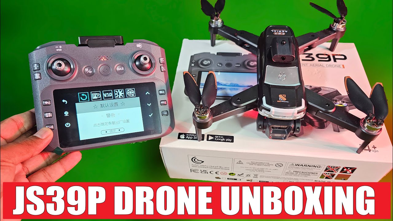JS39P Drone Camera Unboxing & Real Flight Test | 4K Camera Quality Review for Beginners (USA)