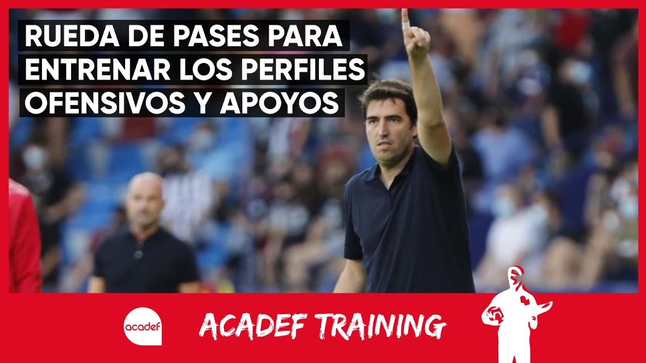 RUEDA DE PASES PARA ENTRENAR LOS PERFILES OFESIVOS Y APOYOS/ACADEF TRAINING