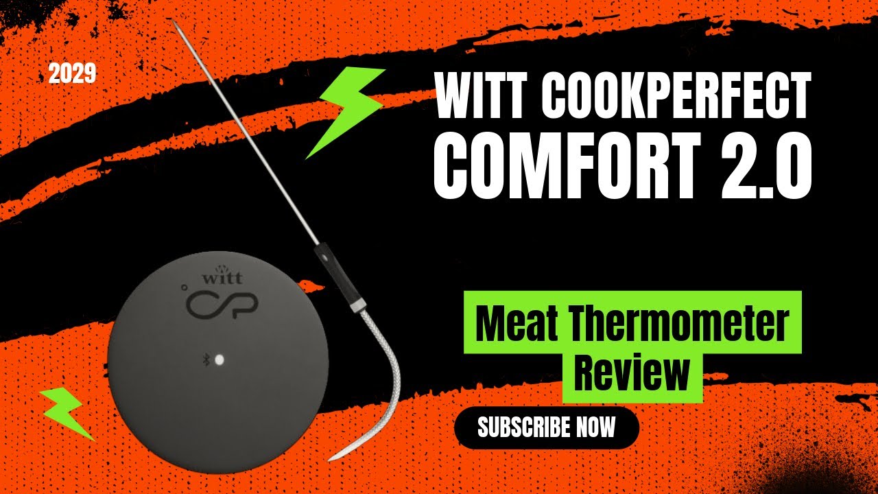 Witt CookPerfect Meat Thermometer Review | Smart Meat Thermometer Bluetooth wireless connection