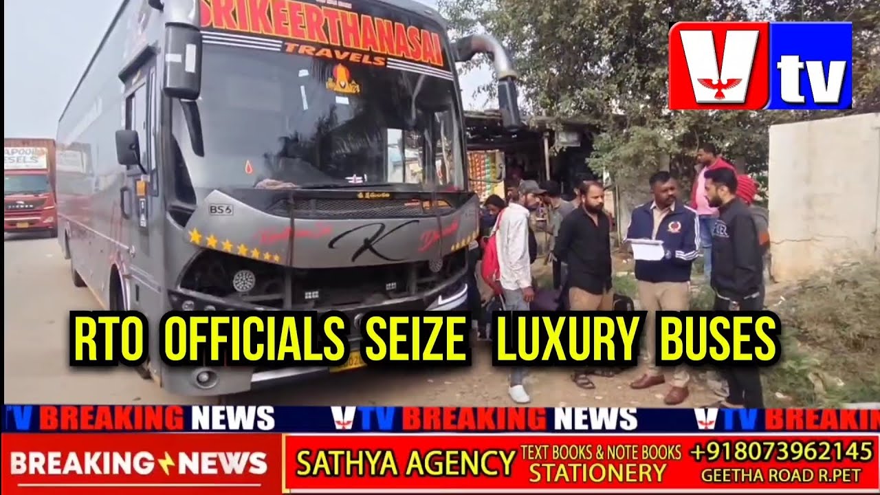 LUXURY BUSES SEIZED BY RTO