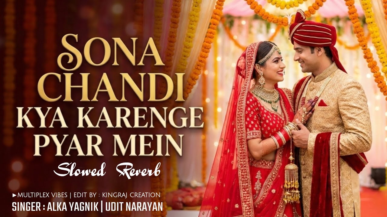 Sona Chandi Kya Karenge Pyar Mein | Slowed+Reverb | Alka Yagnik | Udit Narayan