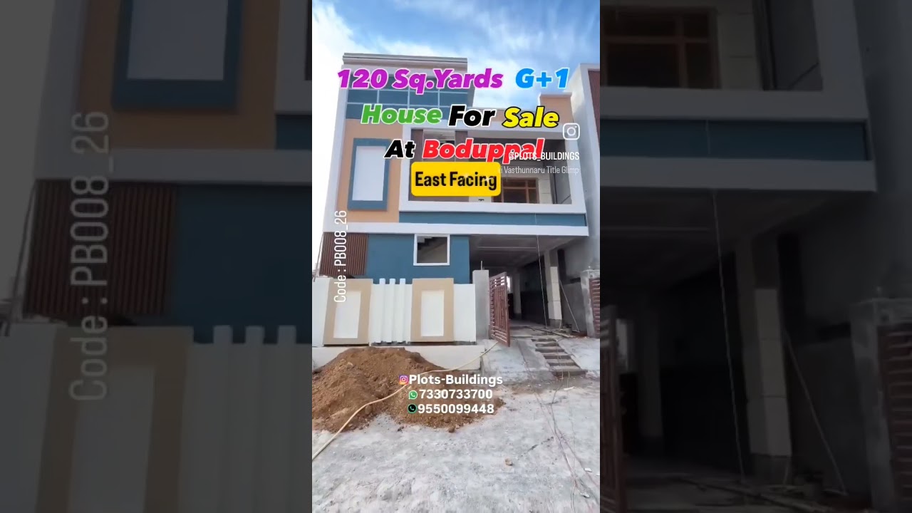 Brand New House for Sale at Boduppal... 