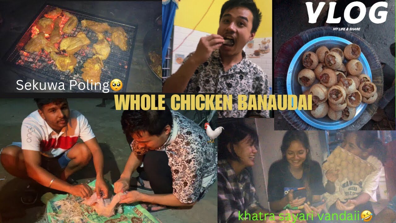 Chula Ma Whole Chicken Banaudaii🐓🤣#vlog