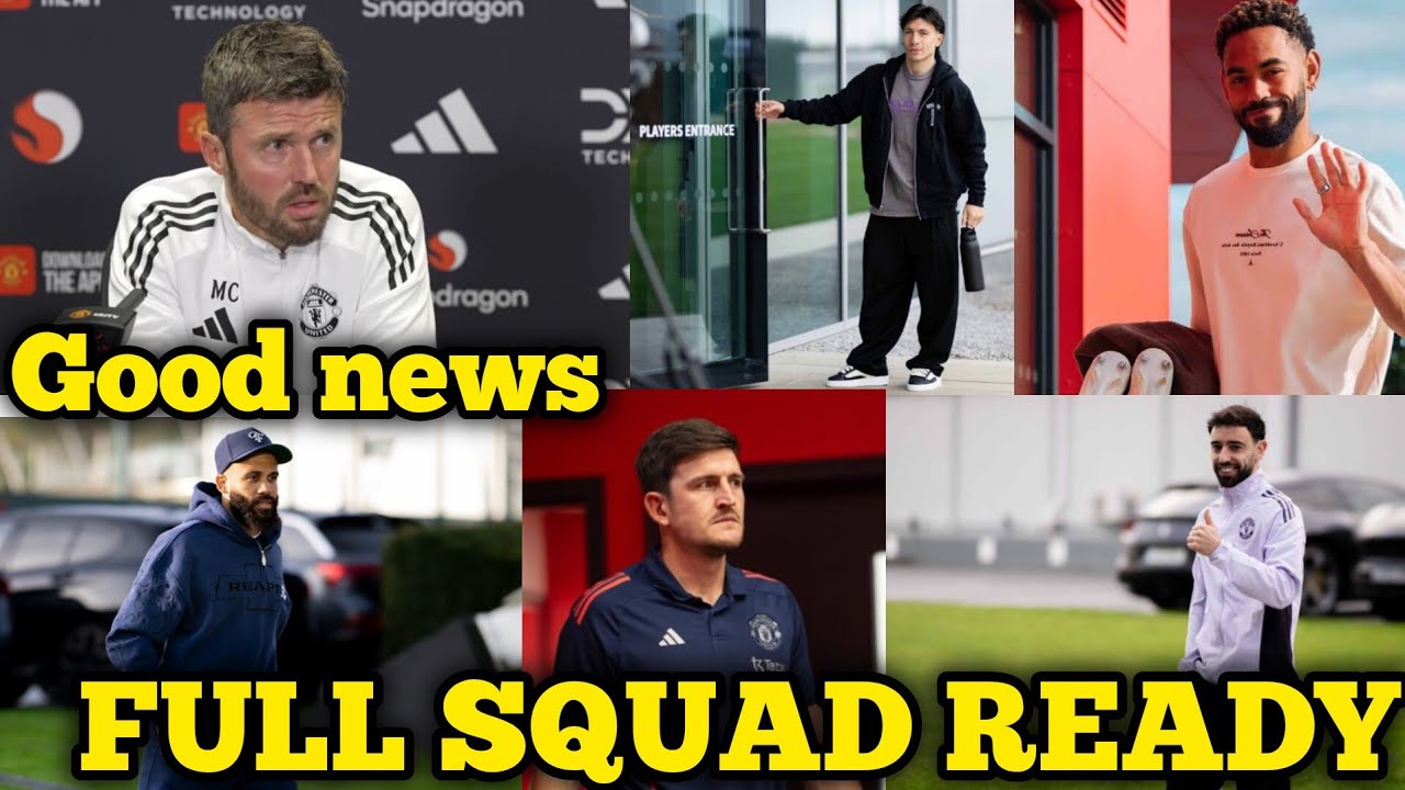 🚨 MAJOR BOOST! CUNHA  BRUNO, MBEUMO, LICHA, DELIGT... ✅ARRIVED AND READY FOR BOURNEMOUTH CLASH #mufc