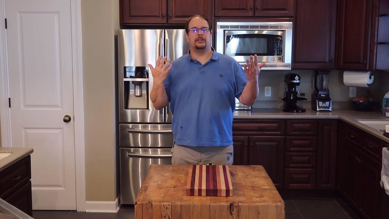 1942 Double Dovetail Butcher Block Restoration