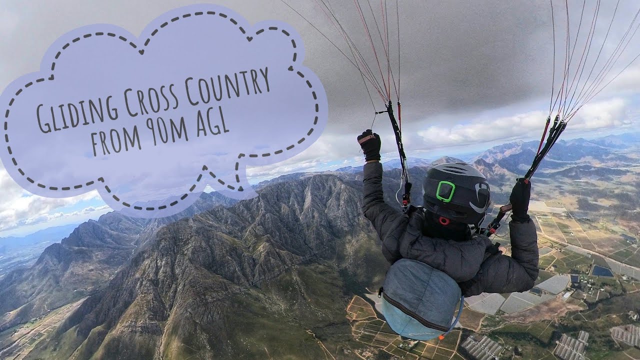 Paragliding Cross Country from 90m AGL (Worcester)