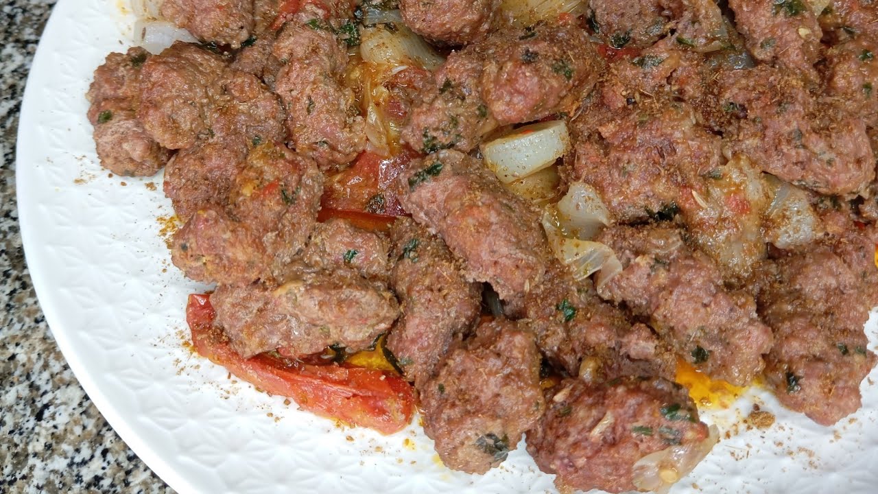 كفتة مشوية فالكوكوت طرية ولذيذة 😋وبسرعة كاتوجد أكلة صيفية 🌝