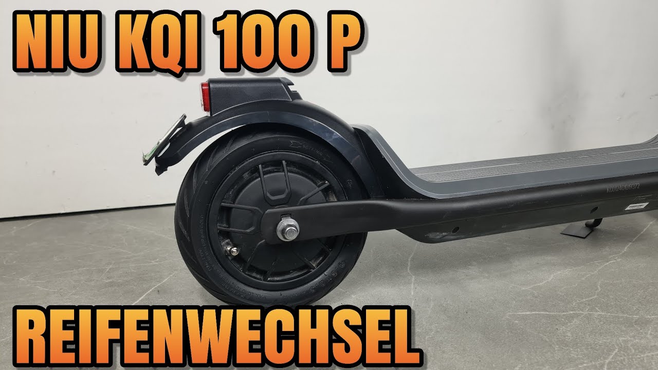 Niu KQi 100 P E-Scooter Reifen wechseln hinten
