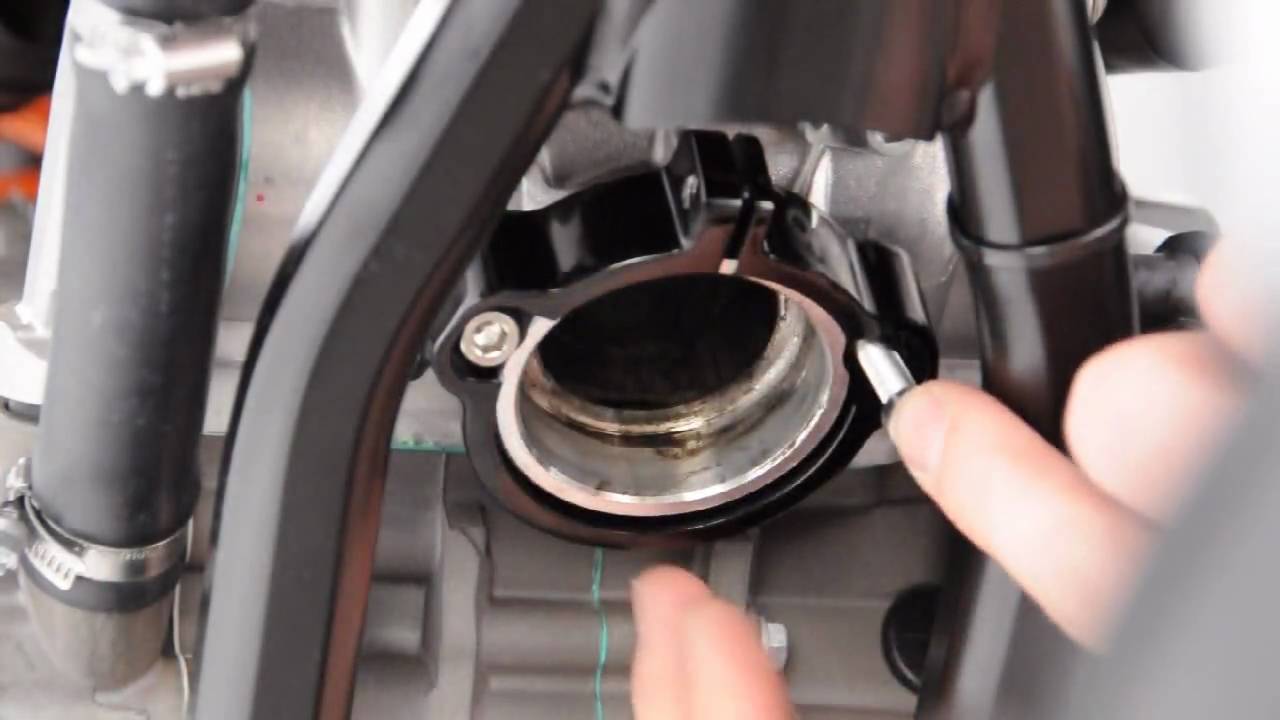 Trail Tech Exhaust Flange Protector Installation