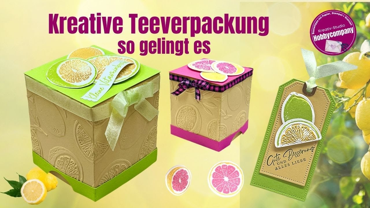Kreative Teeverpackung basteln mit diesen Basteltipps klappt es