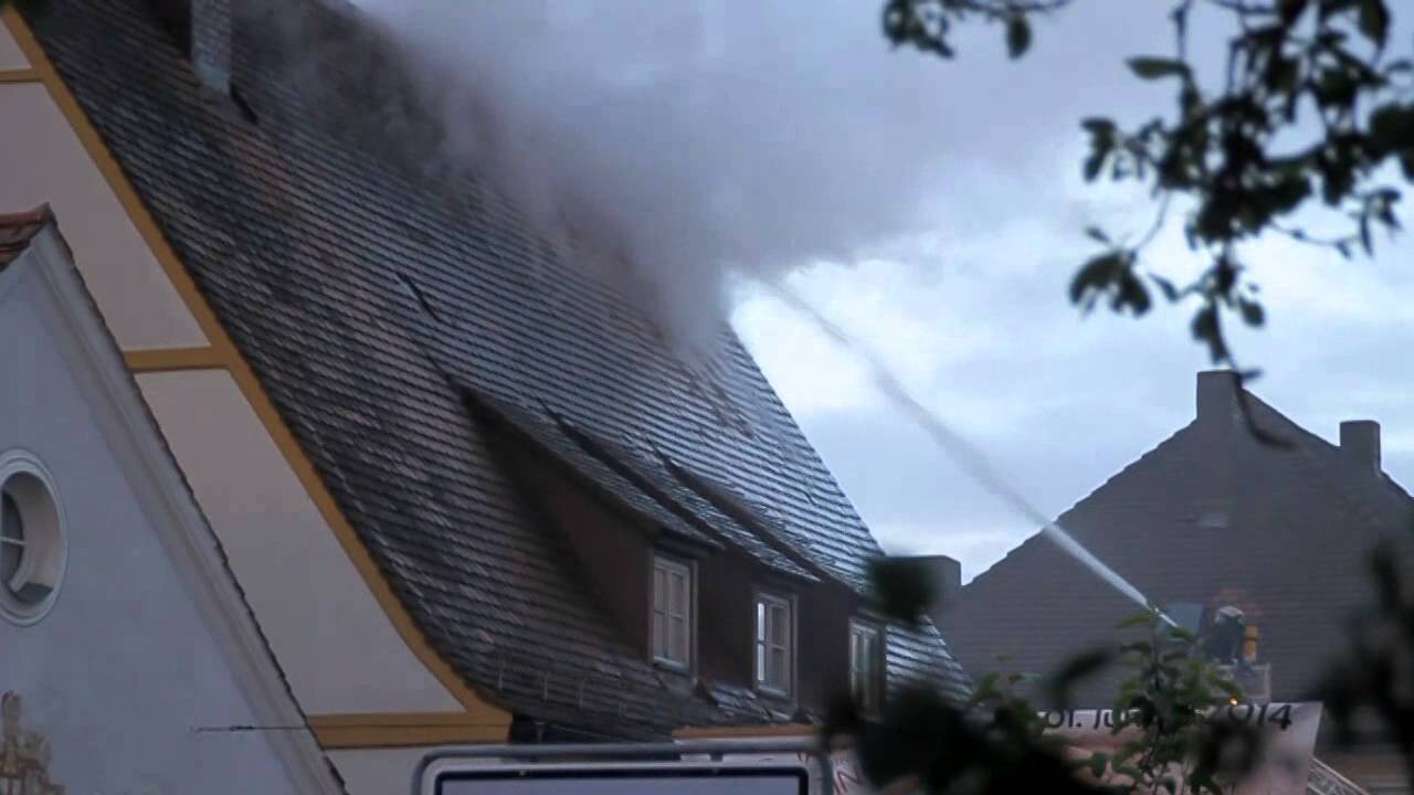 Schon wieder ein Feuer in Wemding: Großer Schaden bei Altstadt-Brand