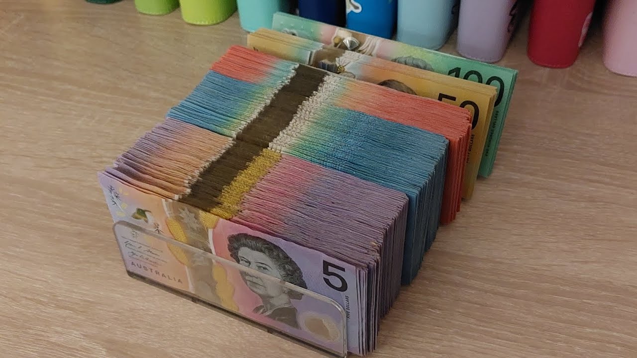 CASH CONDENSING| BACK TO BANK 💸 Happy new year 🎆 END OF 2024 | Australian cash stuffer