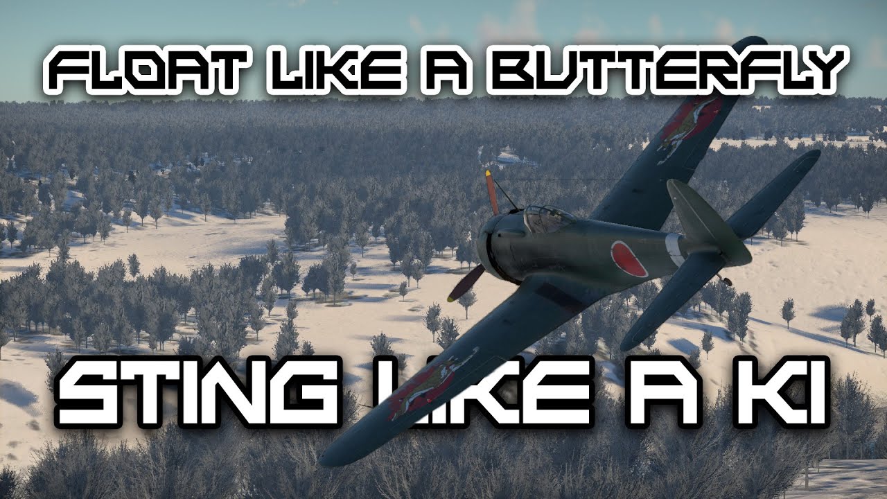 Float like a Butterfly sting like a Ki - Ki-43-III-Otsu - (War Thunder Sim + TrackIR + HOTAS)