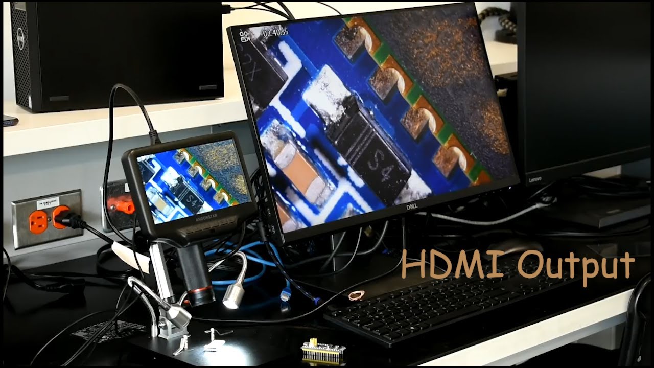 Getting Your Soldering Work Perfectly Done With Andonstar AD407 HDMI Digital Microscope