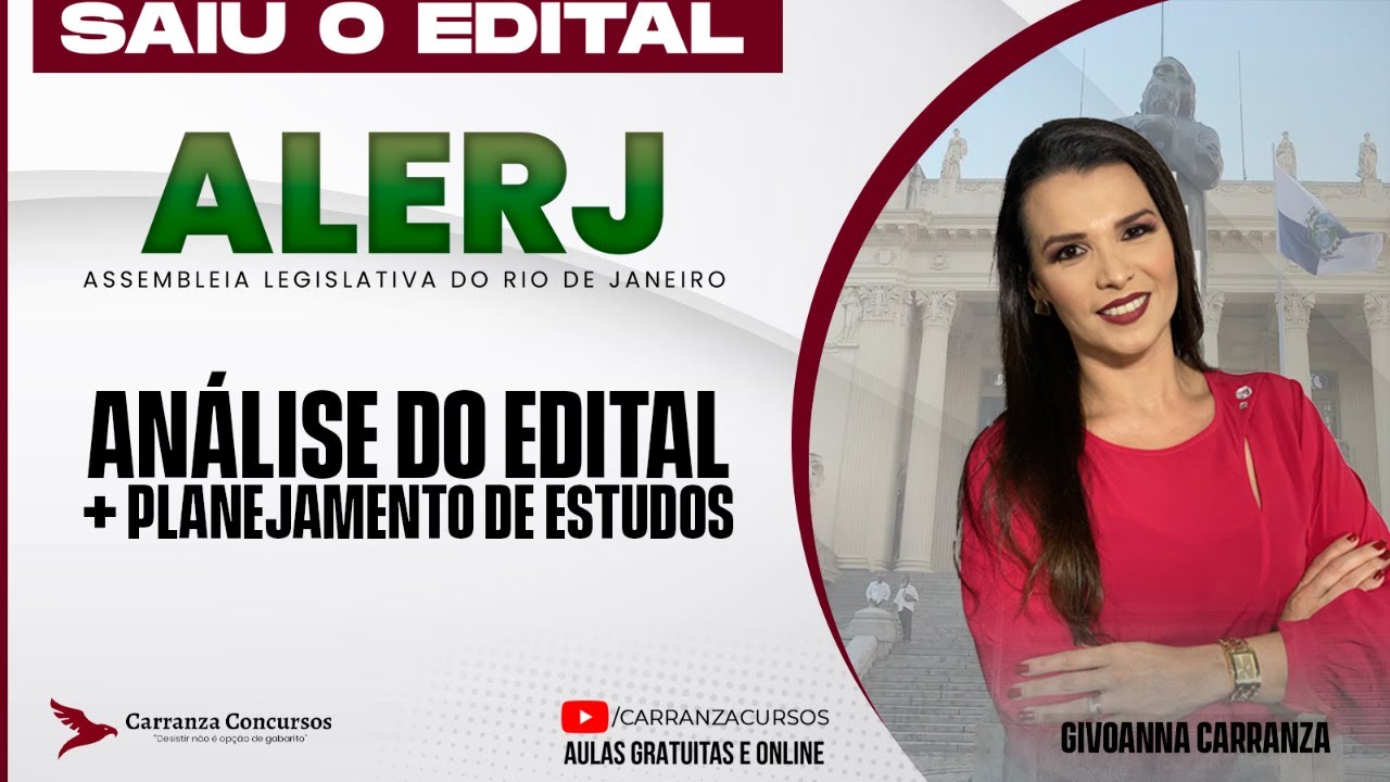 Concurso ALERJ 2025 – Análise do Edital e Planejamento de Estudos