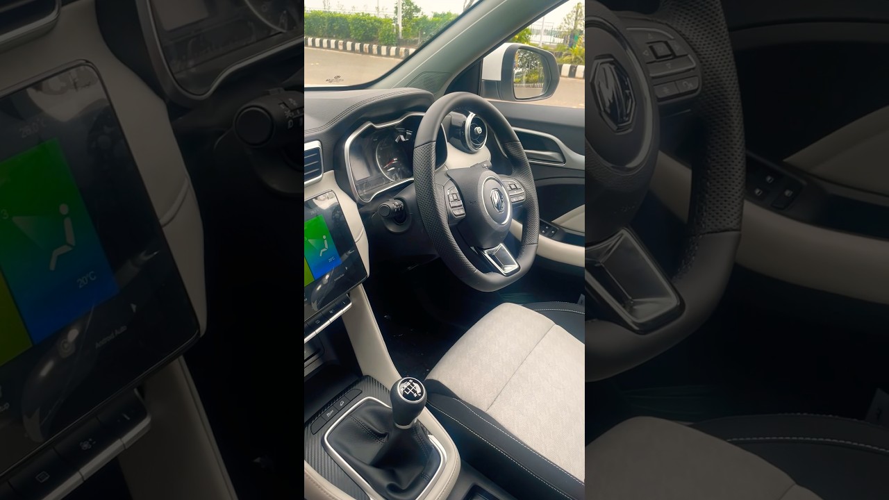 M G Astor base variant interior look #mg #mgastor #astor #malayalam #carxbypeak