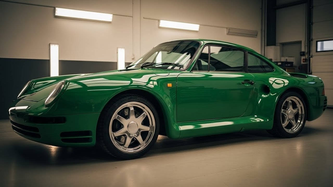 Ultimate ASMR Restoration: Green Porsche 959 1986 – From Abandoned to Showroom Perfect! 🚗💎