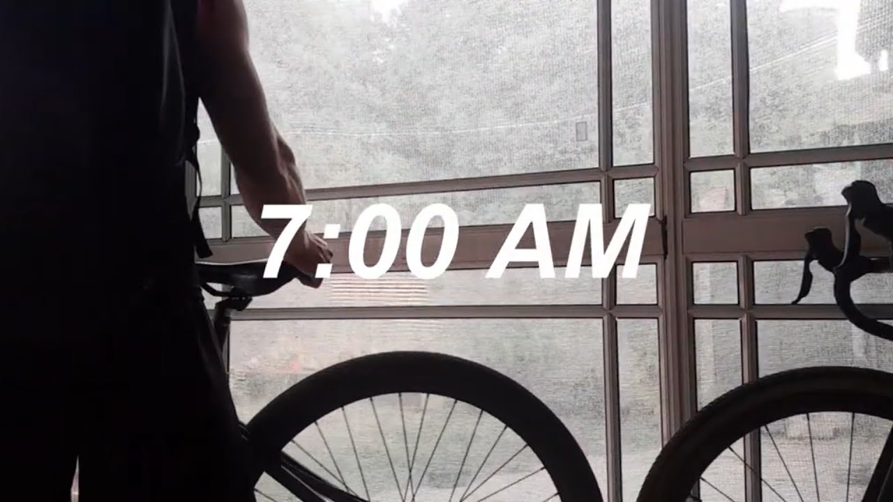 Aprovechando la mañana para entrenar