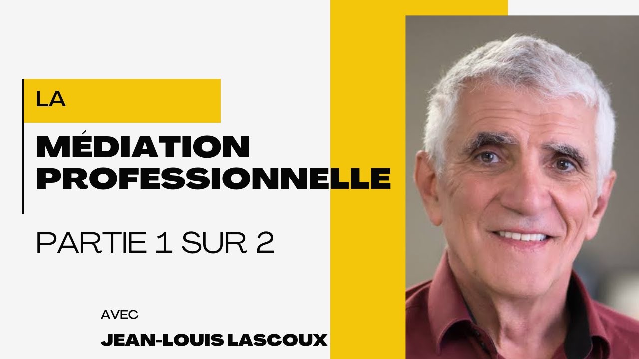 La médiation professionnelle 1 sur 2 avec Jean Louis Lascoux