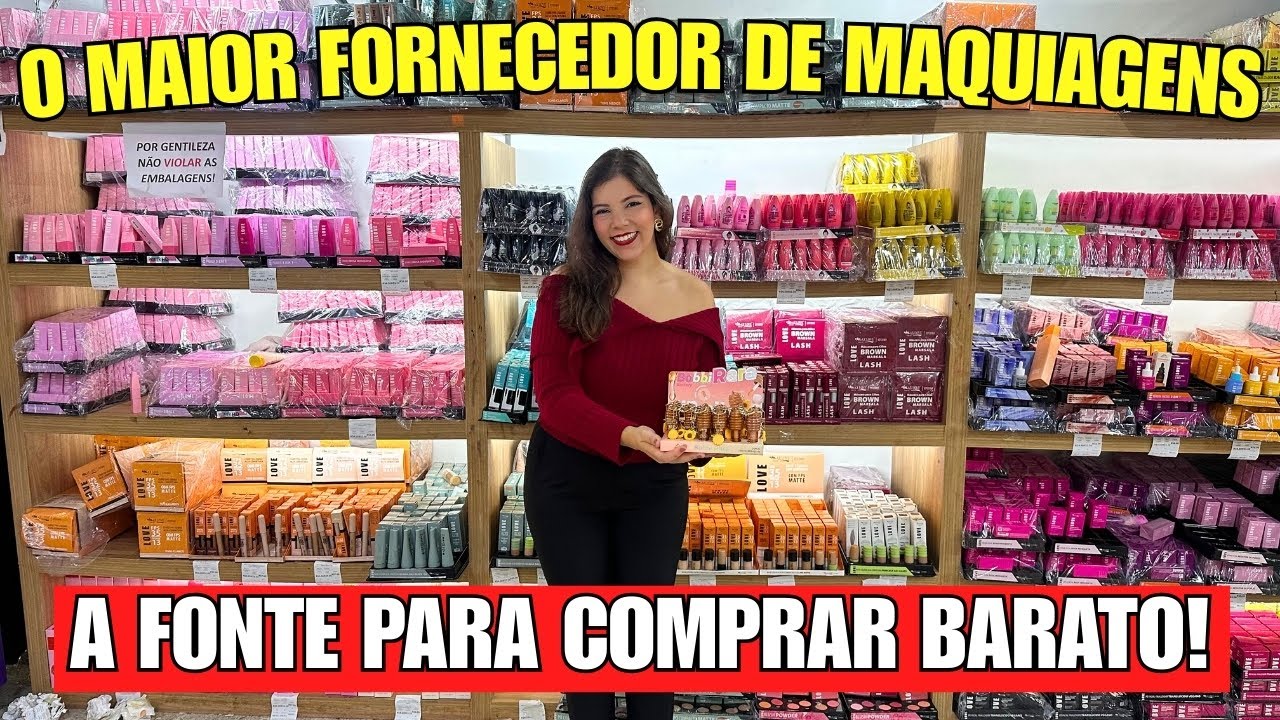 FORNECEDOR EXCLUSIVO DE MAQUIAGEM NO BRÁS COM OS MELHORES PREÇOS PARA REVENDA! 😱